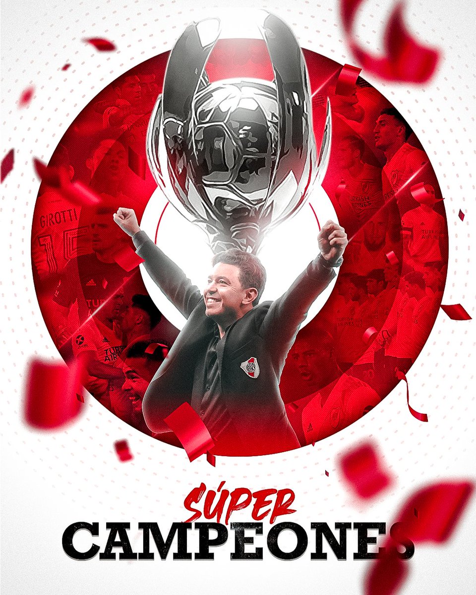 🏆 ¡¡¡RIVER SUPERCAMPEÓN!!! ⚪️❤️⚪️