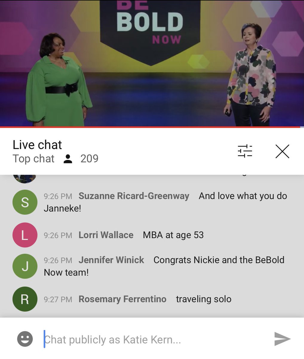 KatieKern's tweet photo. Great start to the @beboldnow0308 virtual event. #BeBoldNow https://t.co/IpoenzZmE1
