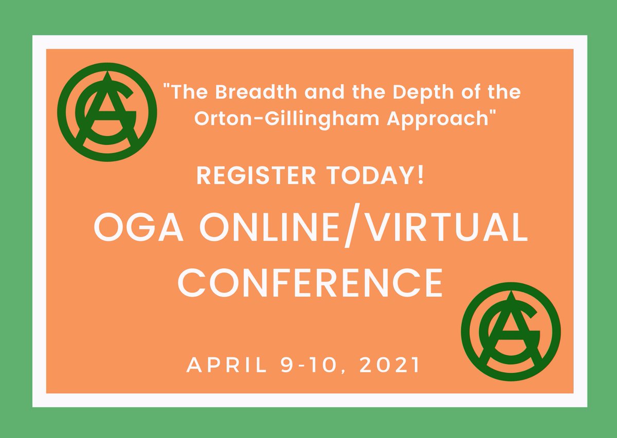 CommLearnPTI's tweet photo. OG practitioners - the April 9-10 virtual @AOGPE conference is for you! 2 days of live sessions with 3-month access to recordings. 2 keynotes &amp; 24 breakout options. #dyslexia #PD #CEUs #AOGPE #OGA #OrtonGillingham #registertoday https://t.co/5QUqA2pVQW https://t.co/1GLT9RBK4V