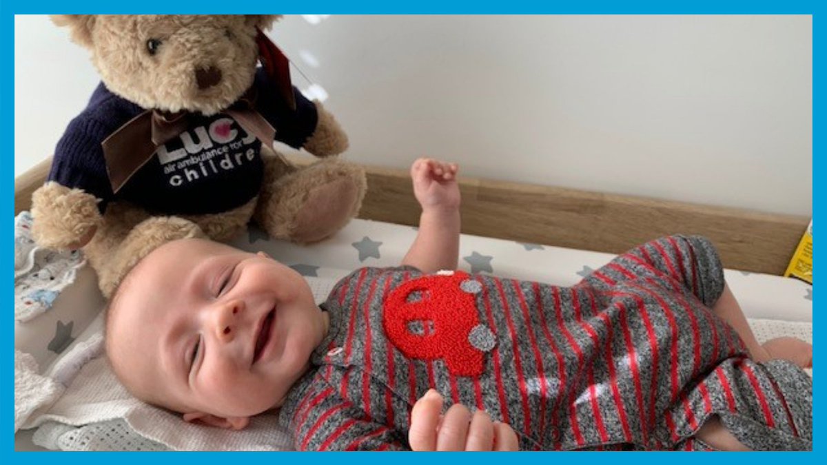 What does a Lucy AAC transfer mean to Charlie?
👉Specialist care
👉A brighter future
👉A bigger smile
Help another child like Charlie: buff.ly/3dByoeU

#airambulance #childrenscharity #childrenshealth #charity #paediatriccare #neonatalcare #neonatalunit #neonataltransfer