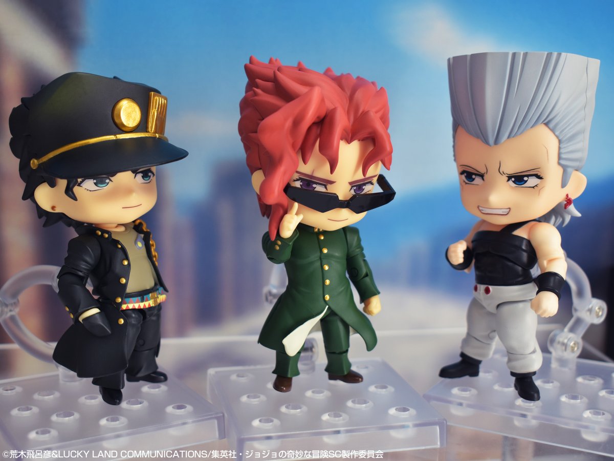 よろしくお】 ねんどろいどジョジョの奇妙な冒険承太郎&花京院特典