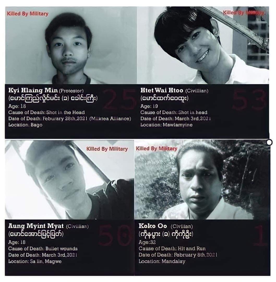 MercyNovember's tweet image. #WeNeedR2PinMyanmar လူသန်းချီပြီး သဘောတူညီကြောင်းပြကြမယ်။
ဒီနေ့ ၀၅/၀၃/၂၀၂၁မှာ ကုလသမ္မဂလုံခြုရေးကောင်စီ မြန်မာ့အရေး ဆုံးဖြတ်မဲ့ အစည်းအဝေးရှိပါတယ်။

ကျေးဇူးပြုပြီး ပုံတွေကို အရင်ဖုံးထဲကို ဆွဲပါ။ ပြီးမှစာပါ ကူးပြီး ပုံနှင့်တကွ ပြန်တင်ပေးပါ။ မရှယ်ပါနဲ့။
Put photos on Twitter as well.