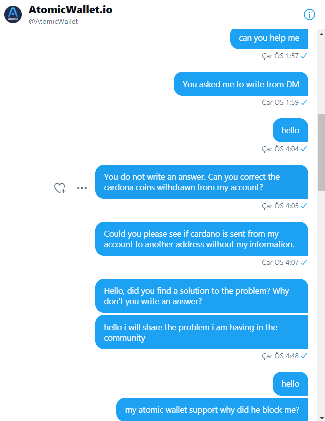 CANBILGITV's tweet photo. #atomicwallet fraud #cz #binance #okex atomic wallet fraud 429 was stolen from my cardano account evidence available with accompanying pictures https://t.co/vgEdmr0vLD