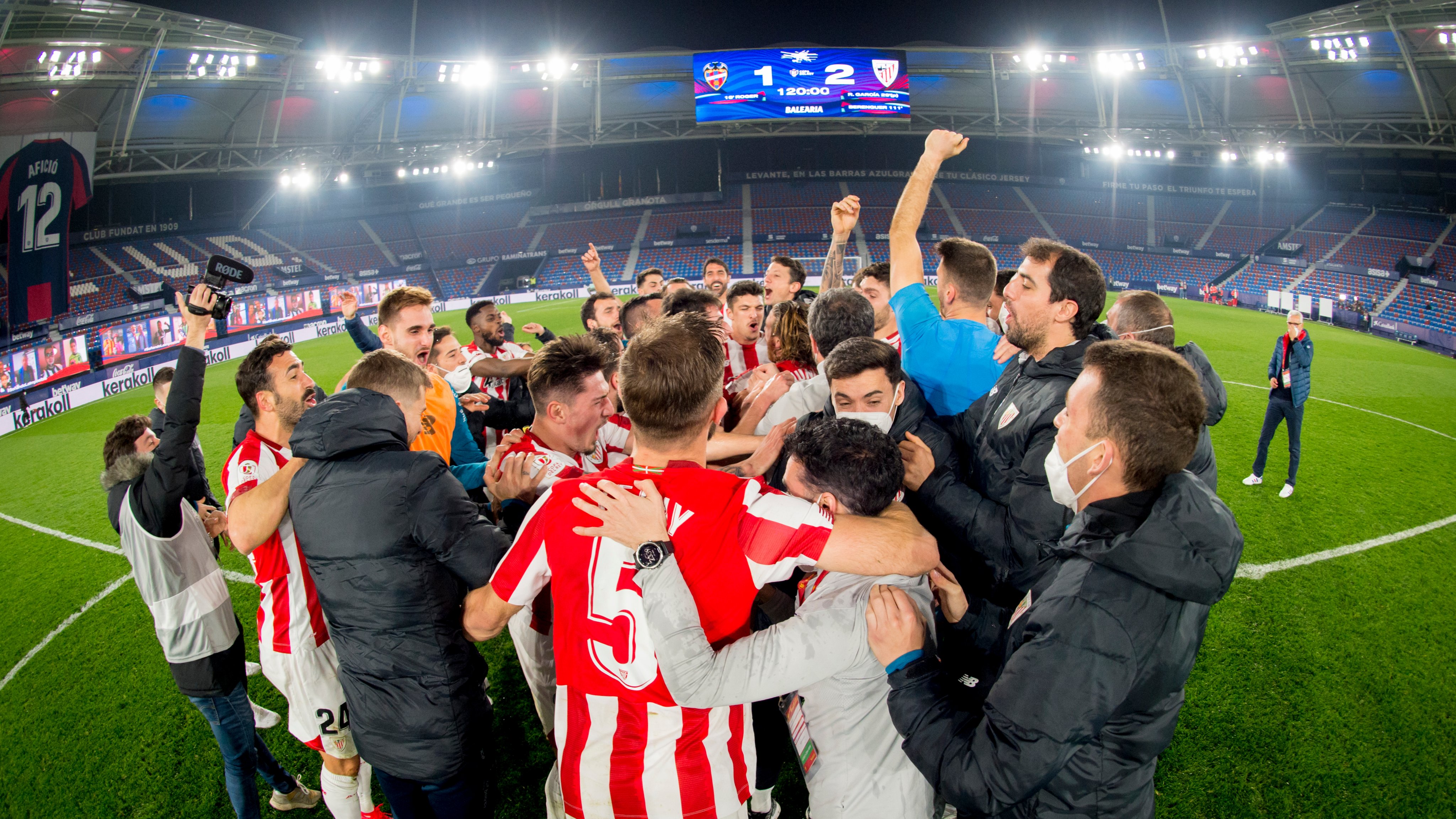 Athletic Bilbao venció a Levante y jugará la final de la Copa del Rey contra Barcelona