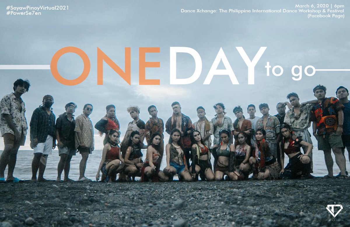 p7dancers's tweet photo. 1 DAY TO GO! See you all tomorrow at Sayaw Pinoy Virtual 2021! 6pm on NCCA’s Official Facebook Page ❤️ #SayawPinoyVirtual2021 #PowerSe7en https://t.co/I1mLhqSyXx