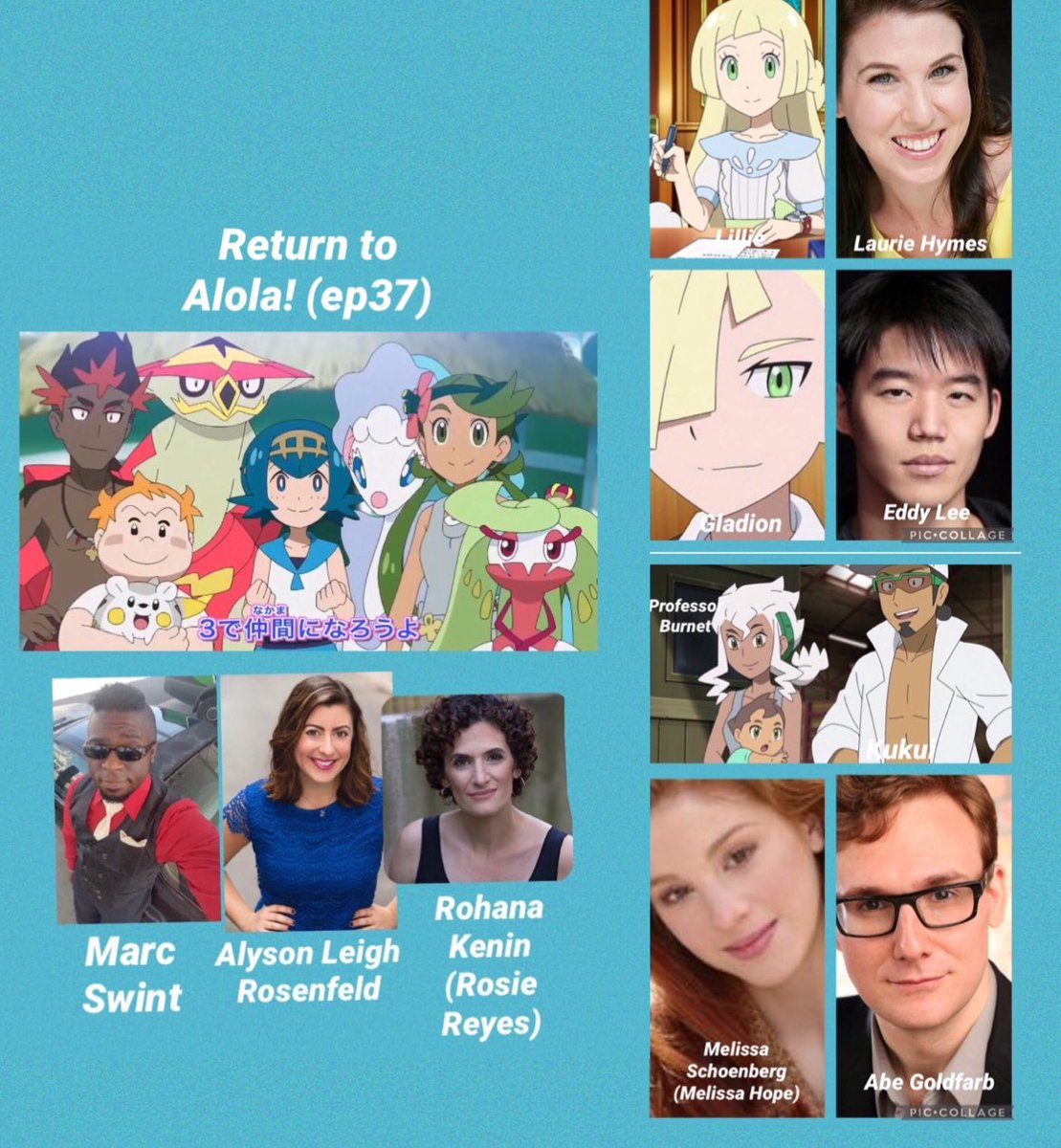 poke_retro's tweet photo. The final batch of the first season of #PokemonJourneys is available today featuring the return of the Alola crew (@th3Engineer, @AlysonRosenfeld, @RosieKRey, @AbeGoldfarb), Barron Bass and @JenLosi as Rose and Oleana and the long awaited return of Dan Green to the series. https://t.co/KhV9ni0nze