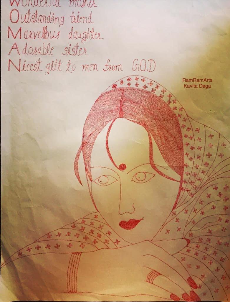 kavitadaga11's tweet photo. Only written words are राम
An ordinary ballpen on paper
Believe in self drawing
Please Zoom the image
#रामलेखनकला #womensupportingwomen #womanhood #womansday2021 #comingnew
@narendramodi @PMOIndia @anandmahindra @keshav61 @smritiirani @vivekagnihotri 🙏 https://t.co/XkLKzXRg3Z