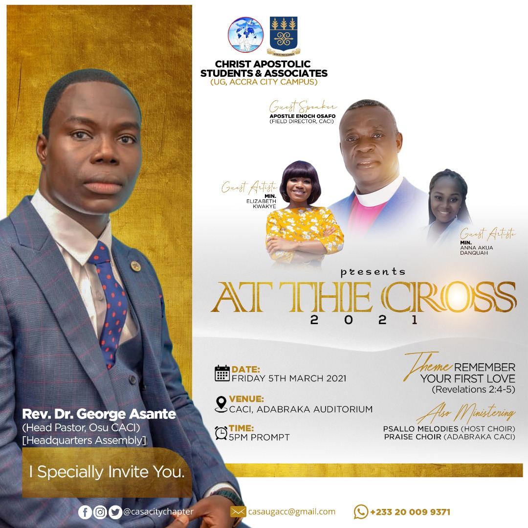 casacitychapter's tweet photo. Special invitation from @revdrgeorgeasante. The man of God is ready to bless us. Are you ready?! 🥳🔥💛
LET'S MEET 🔜🏃♂️🏃♀️
#RememberYourFirstLove #AtTheCross #Atc #AtTheCross2021 #Atc21
#casacitychapter #casaglobal #WithAVision #ComeAndSee #WithAStrongVision https://t.co/oBDUOhAlqH