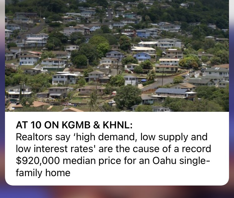 DillonAncheta's tweet photo. y’all know how ANNOYINGLY FRUSTRATING this is. I’ve ranted about Oahu’s housing market before and will continue to do so because prices like this should be CRIMINAL. We’ve been outbid on 8 properties so far. How can decent locals live here! Ban out-of-state buyers and investors. https://t.co/o1k0LV9qsT