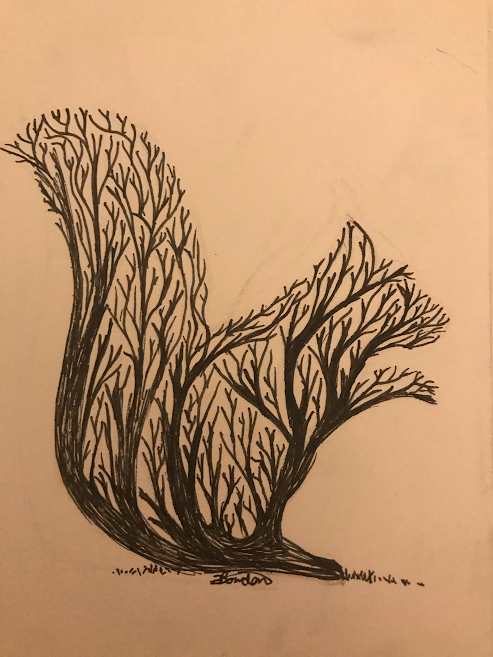 hccs1978's tweet image. Eleanor yr 8, has shared these fantastic drawings in Art Club, inspired by an artist she discovered online! #hccslearning