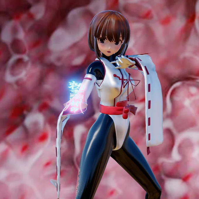 #巫女の日え!?退魔巫女さんにぴっちり黒ラバースーツを・・!?流石に許されませんよ・・!(ムクムク 