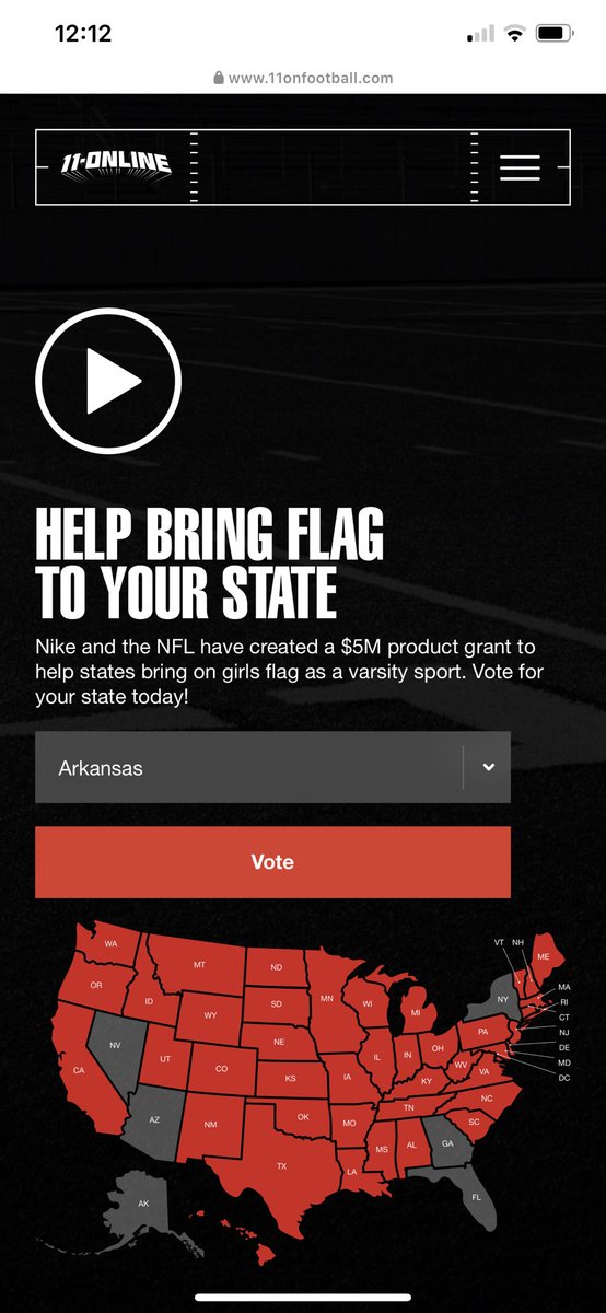 hgray317's tweet photo. @jd_pittman @CNN Nike did a campaign a few weeks ago and Arkansas didn’t even get included. Other states got mislabeled but AR was the only one not on there! https://t.co/9Z0mNH2q9G