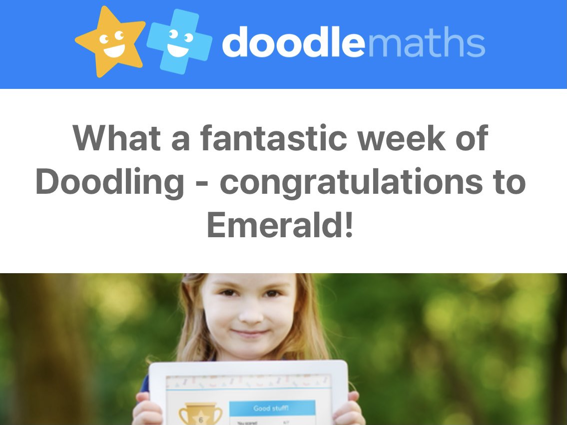 cheamparkfarm's tweet photo. Congratulations to Emerald Class who have 83% of children in the green zone this week. Top Doodling! @DoodleMaths @LEO_maths @LEOacademies #LEODistanceLearning https://t.co/UBIF4NfFRa