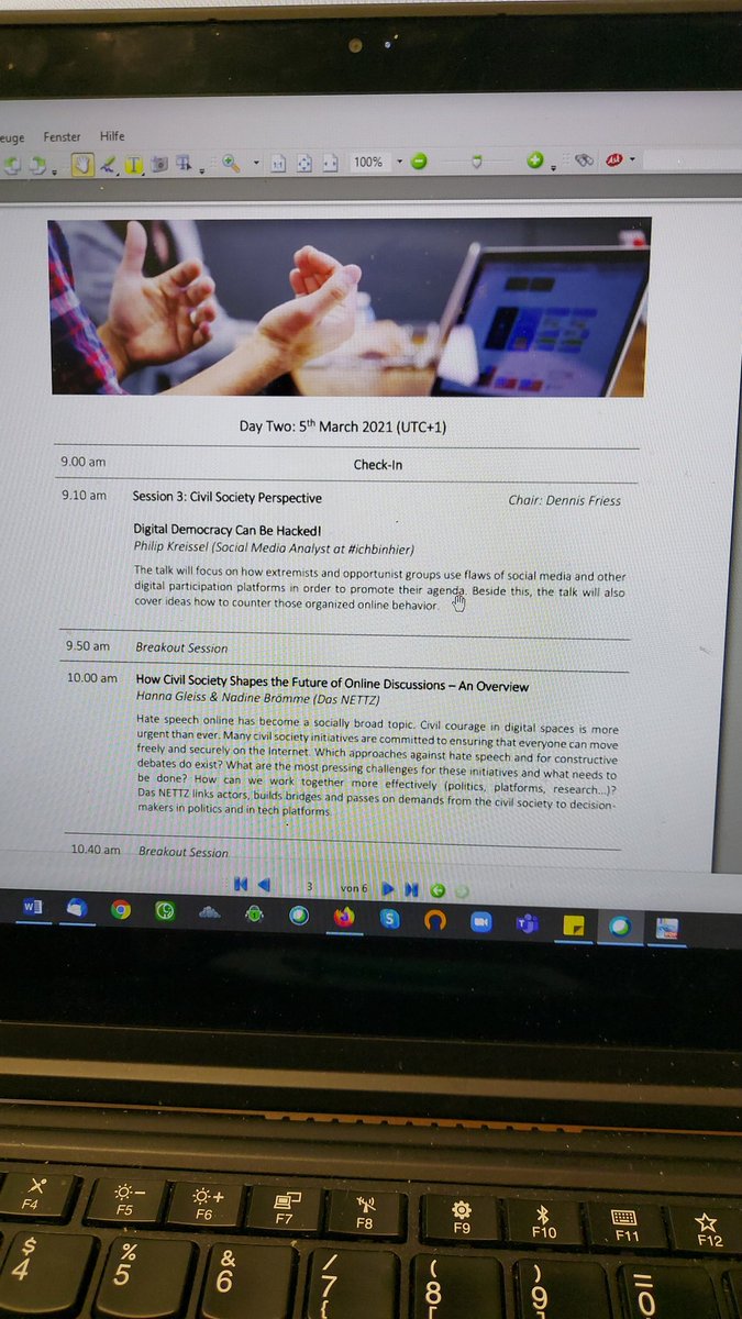 nrwfkop's tweet photo. We justed startet the second day of #FoOD2021 with a Civil Society Perspective. Thanks to @pkreissel from @ichbinhier to start the day. PM if you like to tune in https://t.co/SGoJS2OfaW