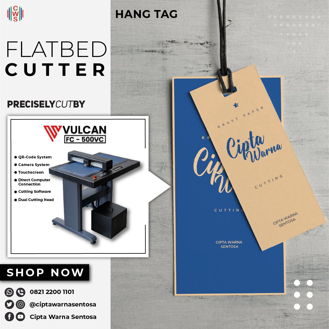 Cutting dengan Mesin Vulcan FC-500VC
SANGAT CEPAT DAN SANGAT PRESISI👍

#mesincutting #mesincuttingsticker #cutting #cuttinghangtag #mesin #vulcan #hangtag #sticker #packaging #flatbed #flatbedcutter