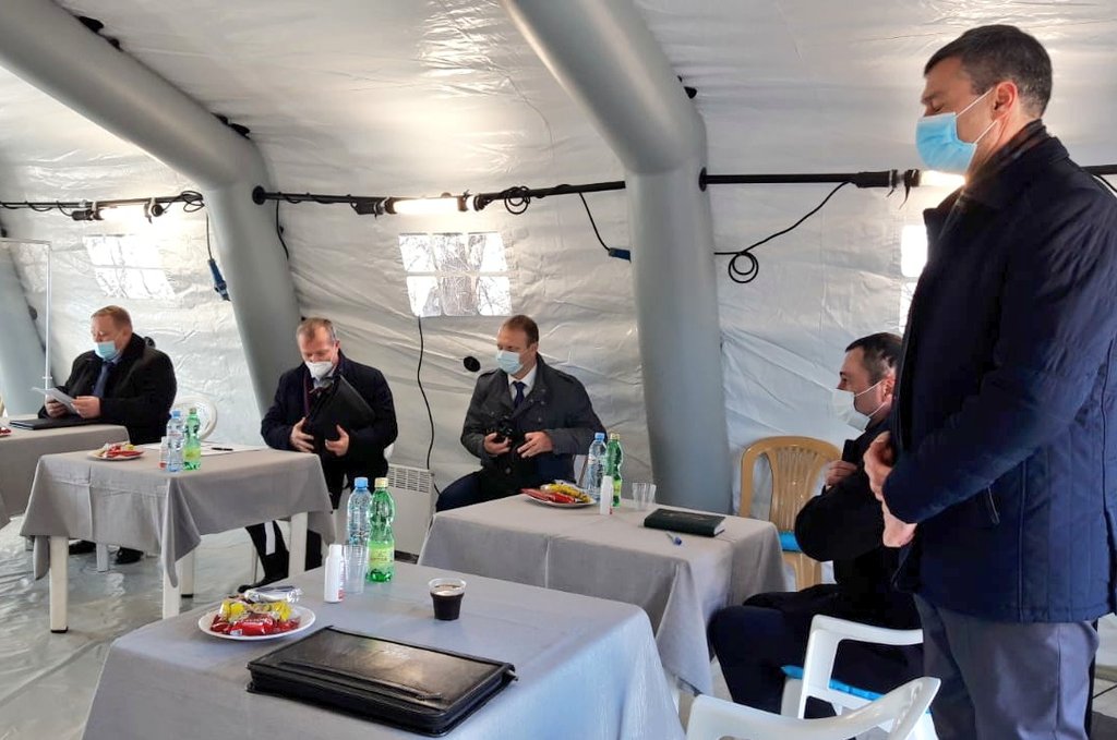 EUMMGeorgia's tweet photo. Due to the COVID-19 pandemic, the Ergneti #IPRM is accompanied by all necessary precautionary health measures for the safety of all participants. https://t.co/sXiQQIXSwM
