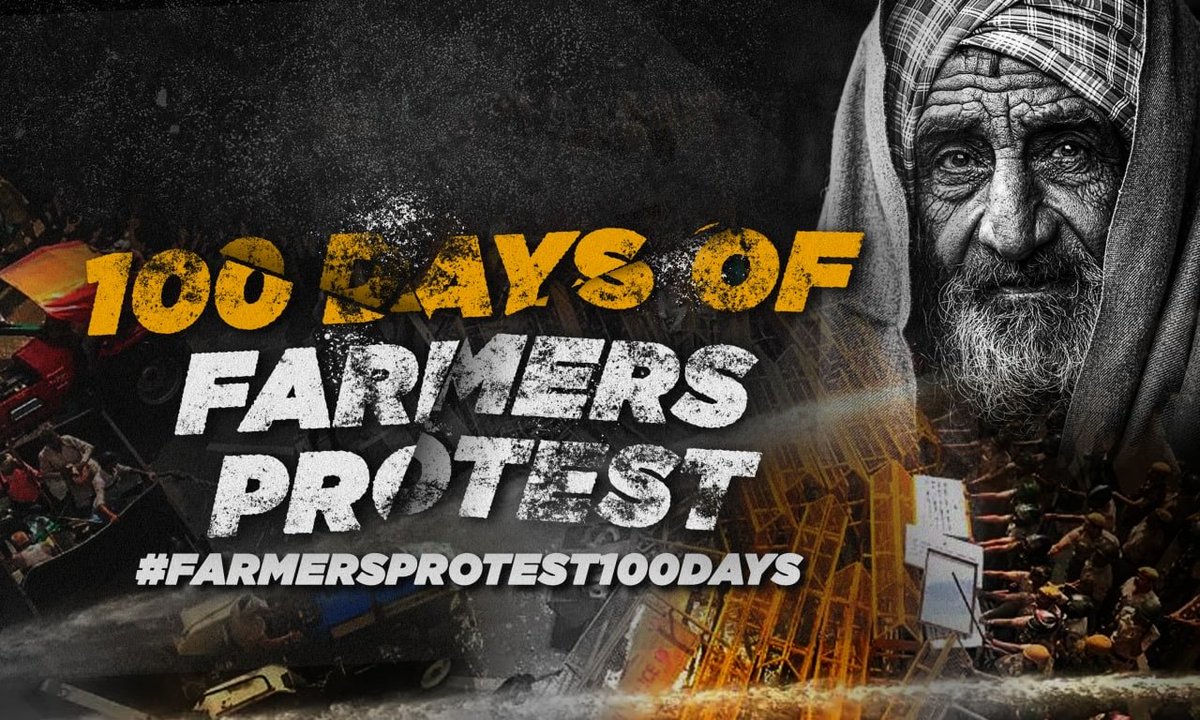 jcb_jat's tweet photo. #FarmersProtest100Days https://t.co/JNfwwUYQez