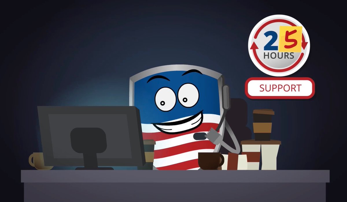 ColocationUSA's tweet photo. Need support? We’re here 25 hours a day. Let us know how we can help. Connect with us today. Learn more: https://t.co/fOdMxPVuyH #datacenter #colocation #colocationamerica https://t.co/FNKw8pTsLD