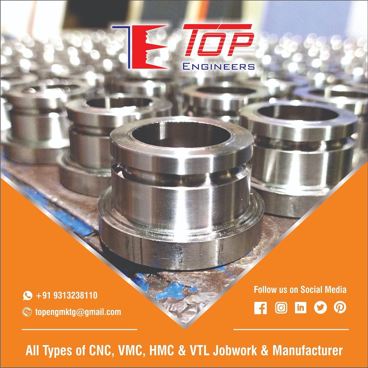 Top_engineers_'s tweet photo. #cncmachining #vmcmachinejobwork #vtlmachining #manufacturer #hmcmachining #engineering #topengineers #quality #technologies #jobworks #pumpparts #criticalparts #specialproducts #rajkot #gujarat #india #exporter #mechanical #thirdpartymanufacturer https://t.co/EBcMske7t6