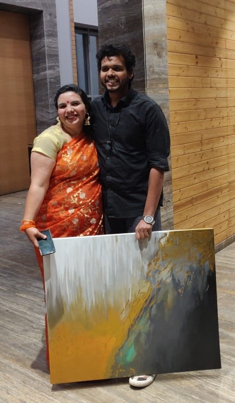 A new painting for the room from <a href="/vaibhav666_/">Vaibhav Raghuvanshi</a> :)) love this super much !
