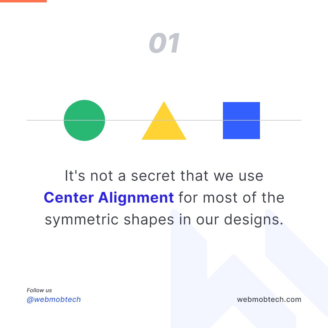 webmobtech's tweet image. #DesignTrends : Optical Alignment Matters
It&apos;s time to talk today about Optical Alignment or Optical Balance.Flick through the post images to understand it in a better way.
#opticalalignment #designinspiration #curves #angles #lifeatwebmobtech #webmobtechians #webmobtech