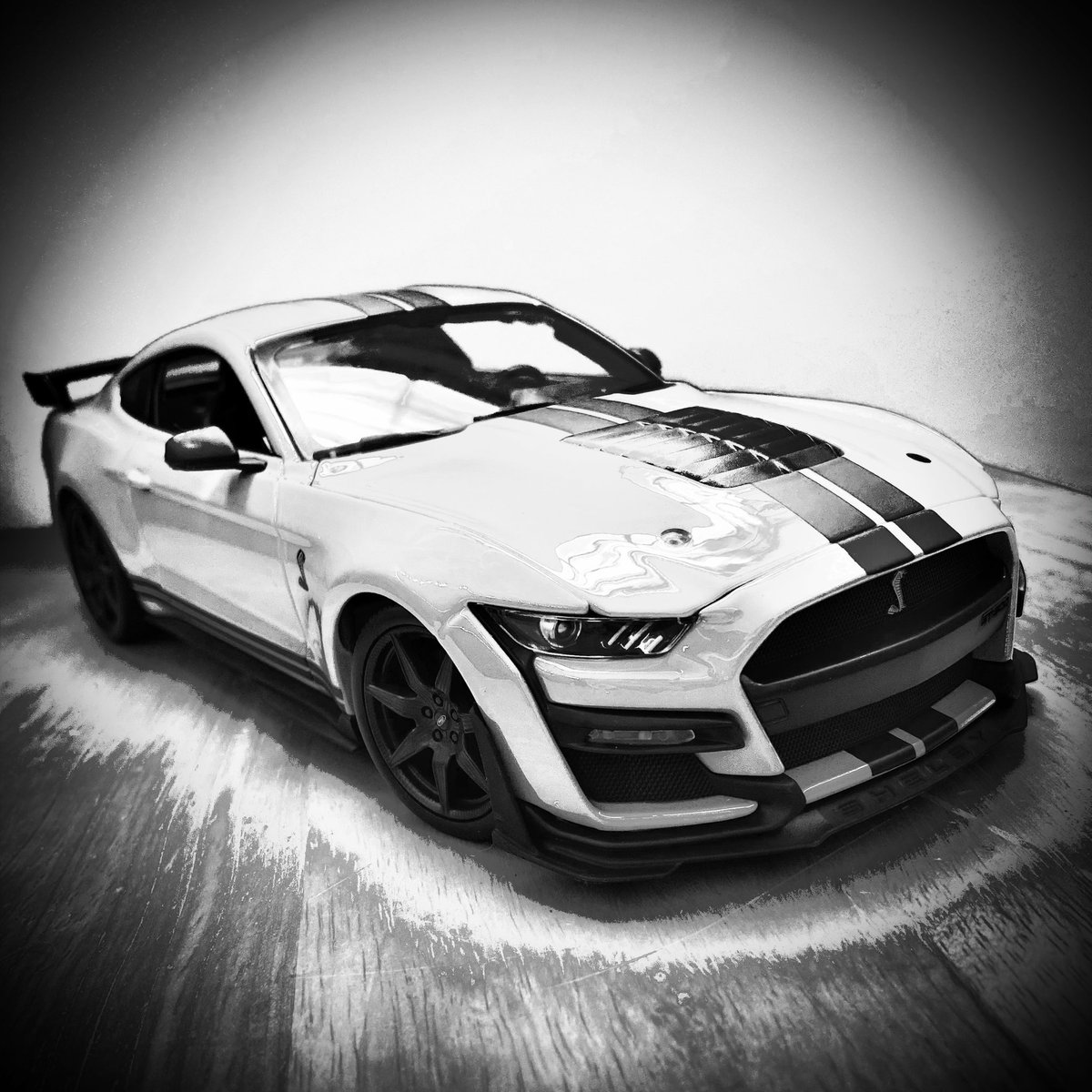 lightingtrain03's tweet image. 2020 Mustang GT500 1/18 model