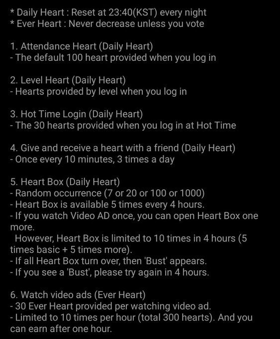 COMPLETE DETAILS & ALL WAYS TO EARN HEARTS 