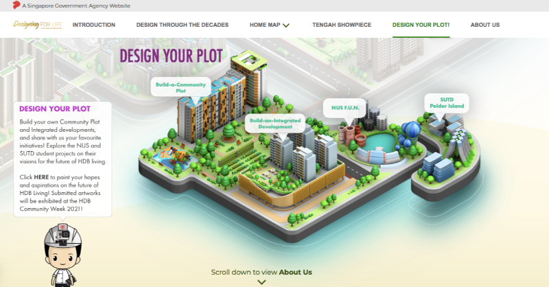 SingaporeHDB's tweet photo. How do you think community plots and integrated developments can help HDB residents live well, live smart, and live connected? Try your hand at #DesigningforLife: