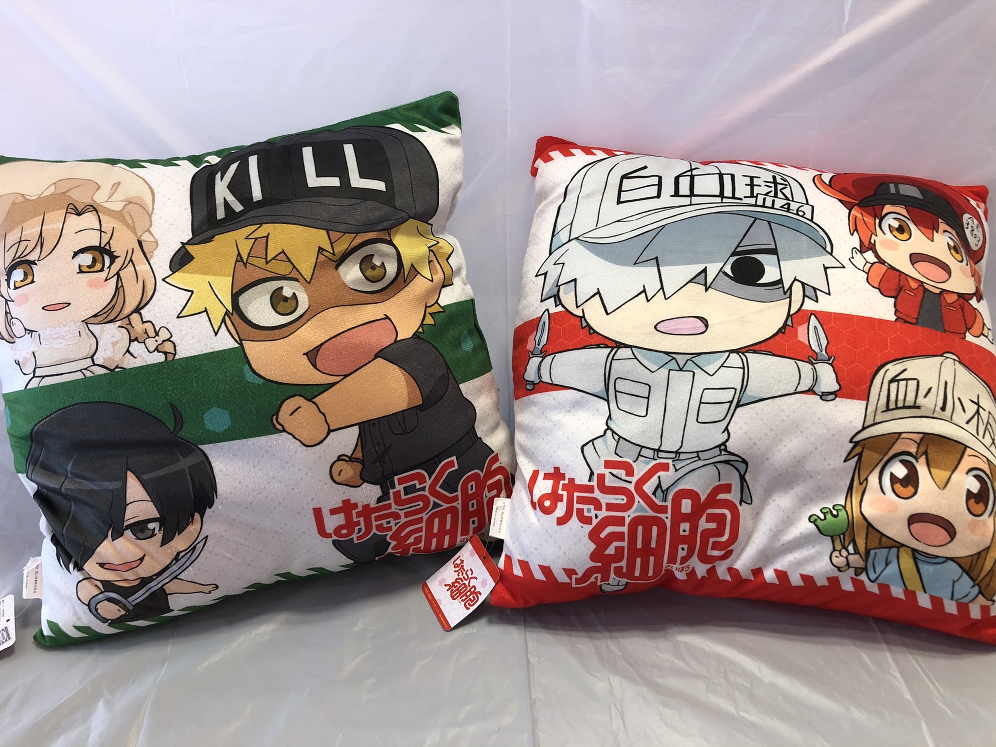 Amazon.co.jp: はたらく細胞クッションカバークッションカバー