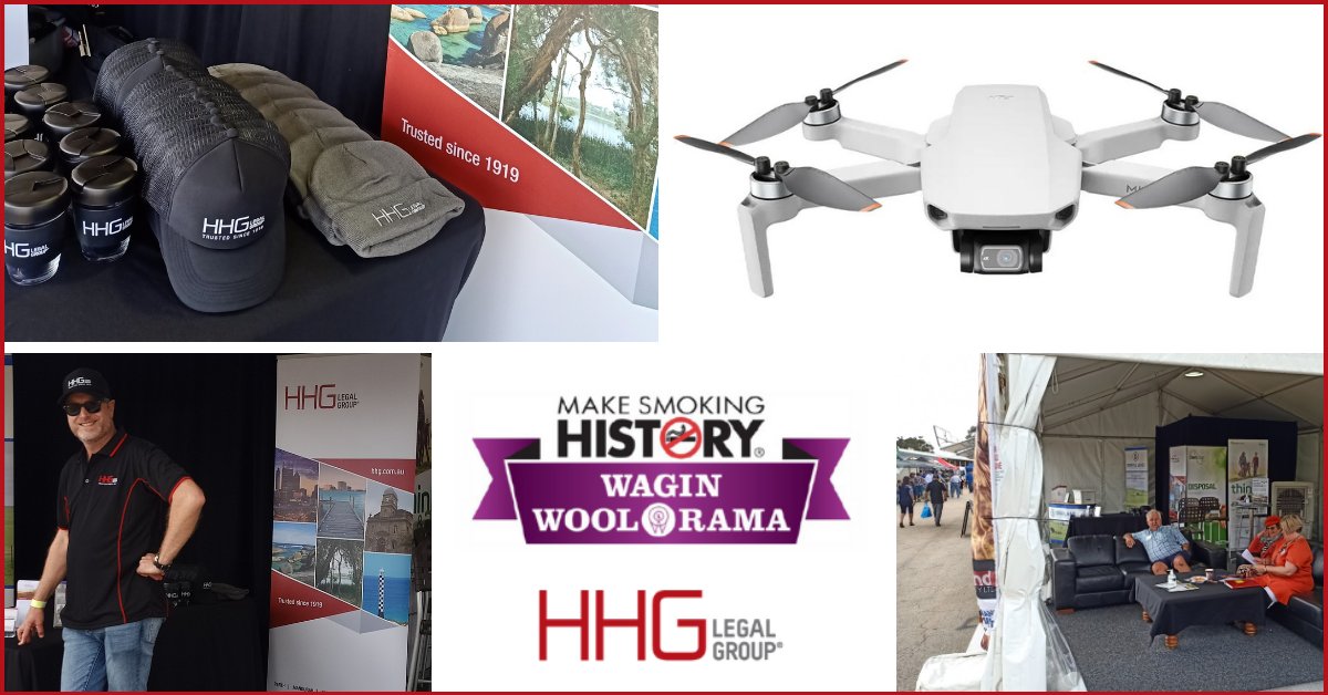HHG1919's tweet photo. We are excited to be at #WaginWoolorama today and tomorrow with our friends from Bresland Insurance Group, @4Farmers_ and @drum_MUSTER. Drop by outdoor marquee 471 and say hello to our team. If you are a primary producer make sure to enter our draw to win a DJI Mini 2 4K Drone. https://t.co/EDPfaElnEF