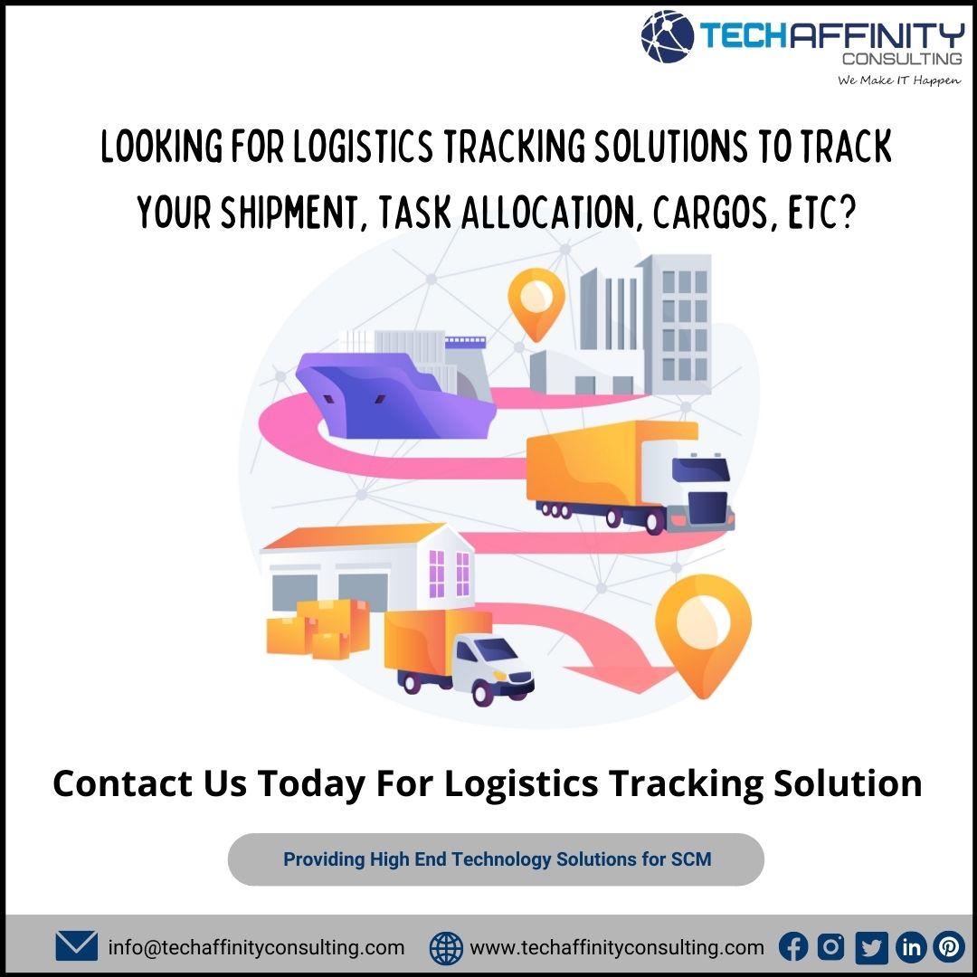 Contact us today for customize logistic tracking solution.

techaffinityconsulting.com 

#logisticssolution #softwaredevelopment #supplychain #webdevelopment #website #tracking #developers #USA #Taff