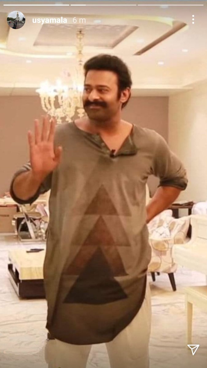 pubzudarlingye's tweet photo. Peddhamma garu via her insta 
#Prabhas. @USyamala prayers for her son https://t.co/RUW4cgjNI0