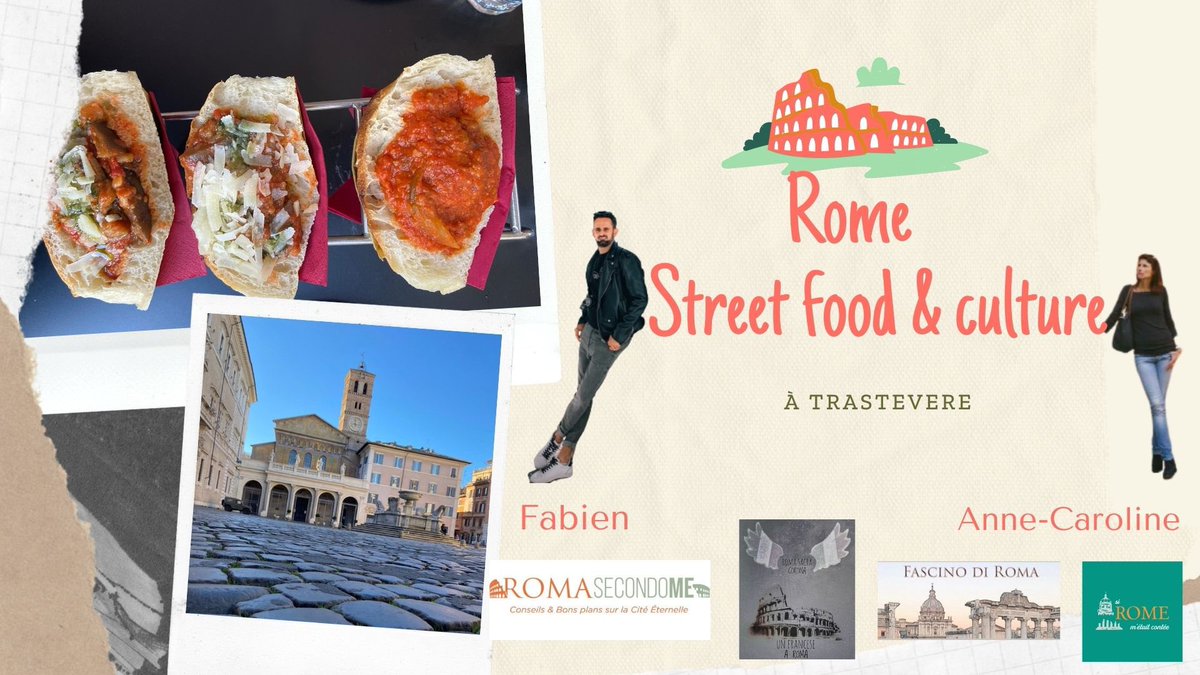 Romasecondome's tweet photo. Street Food&amp; Culture à Rome #Trastevere https://t.co/PnuooYQjrQ via @YouTube #YouTube #culture #streetfood @Roma__Go @R_Rabal @M6 @VoyageursduM @lonelyplanet_it https://t.co/rZIGI10Gaa