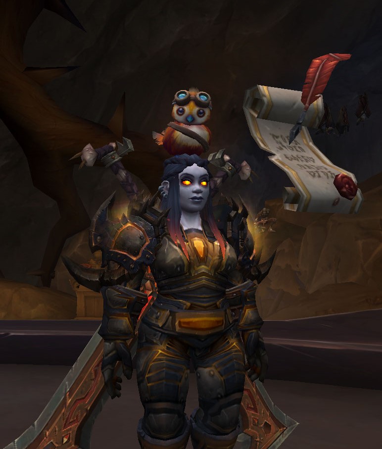 KathneytheGamer's tweet photo. Coming back to #shadowlands #Warcraft and I need to take some notes Pepe 🐦😱! A lot to do 😅🤓👍but we got this! #wowselfie #warcraftphotography #Kathney #Alliance #screenshot @Warcraft @jord_tron_5000 https://t.co/aOqFZxwegn