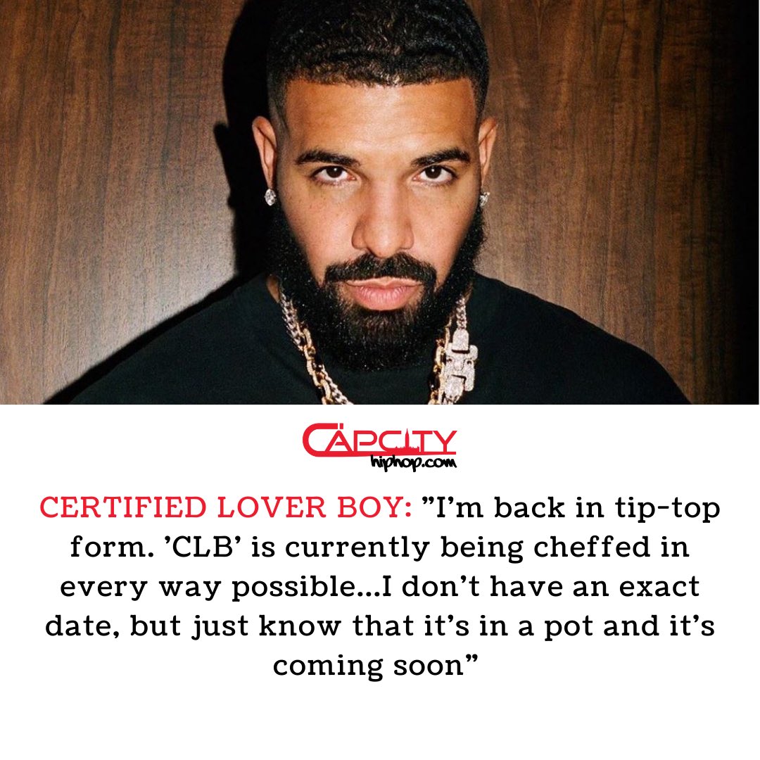 capcityhiphop_'s tweet image. Drake on #CertifiedLoverBoy earlier tonight via #OVOSoundRadio 🥀