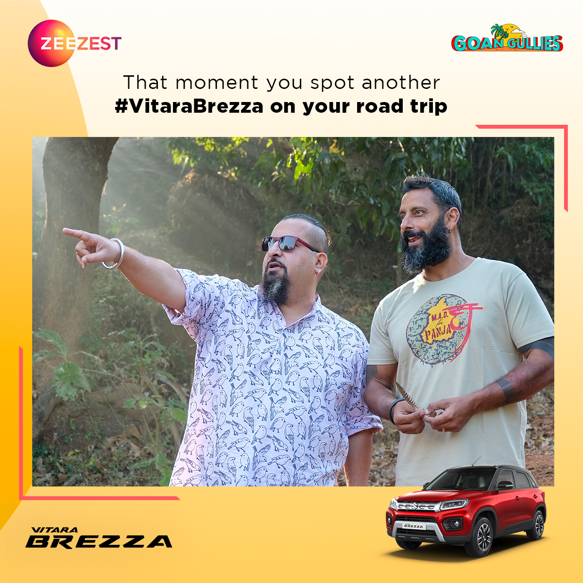 ZeeZest_'s tweet photo. The new #VitaraBrezza is a head turner for sure! 
@MSArenaOfficial

#WickedSideOfGoa #GoanGullies #VitaraBrezza #MarutiSuzuki #MarutiSuzukiArena #WickedlyPowerful https://t.co/cqFK7PAEM3