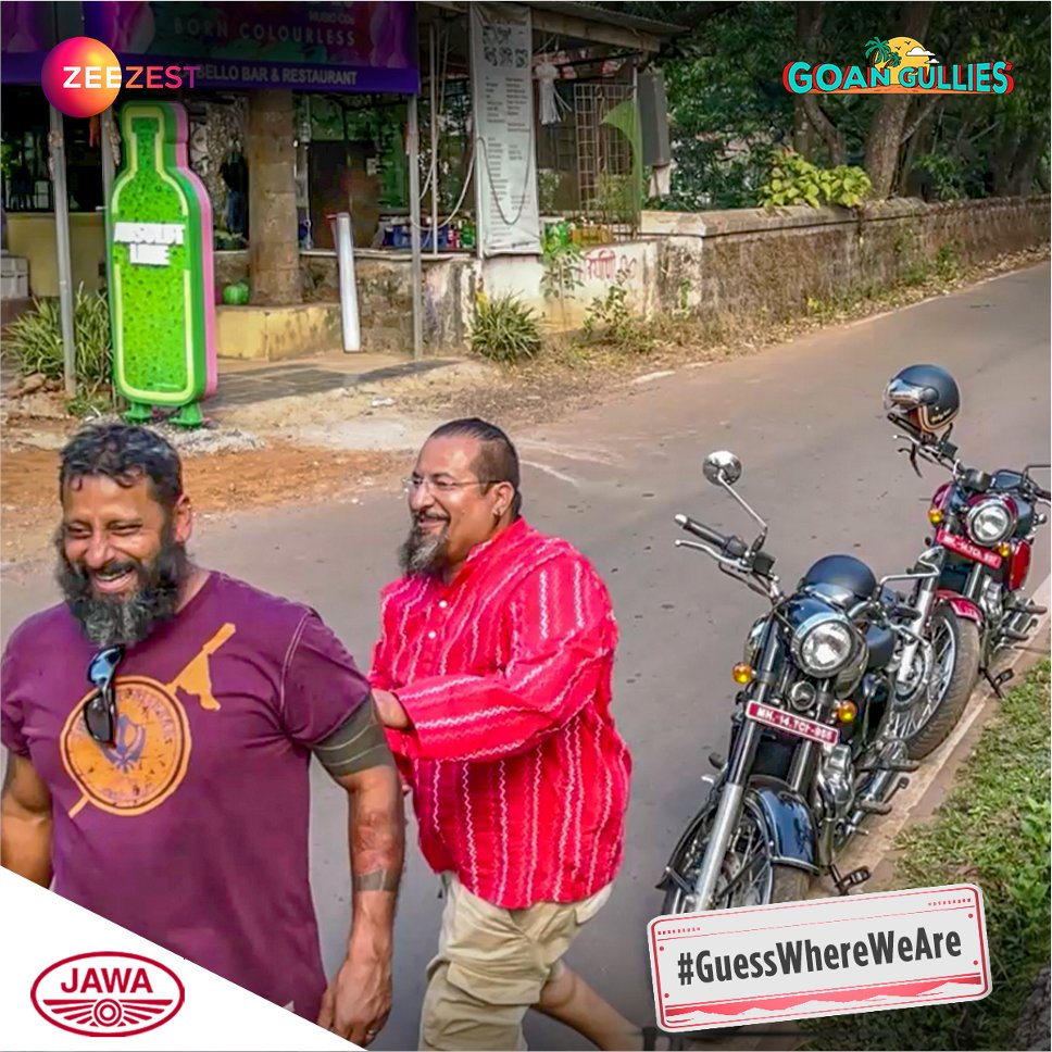 ZeeZest_'s tweet photo. Our next stop is renowned for its natural handmade jewellery. Rocky & Mayur couldn’t stop themselves from shopping at this store on Anjuna – Mapusa road. Can you #GuessWhereWeAre?
@JawaMotorcycles
#GoanGulliesWithJawa #GoaingWithJawa #ZeeZest #GoanGullies https://t.co/OdmH3K0FpT