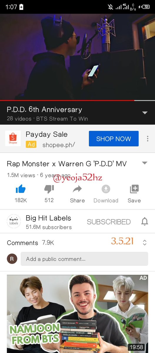 irishmacchiato's tweet photo. @BTSStreamToWin @BTS_twt hoksi, our genius lyricist😌 @marycamilleeeee #PDDBTSTW https://t.co/fnfcn9tCP3