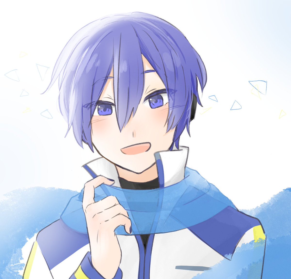 つなかんさんのkaitoさん ニコッと爽やかに 優しく微笑む姿がとーってもカッコ Piapro ピアプロ のイラスト