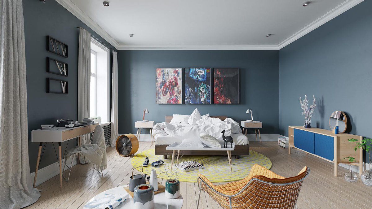 Alchemist_3D's tweet photo. Photo realistic 3D renders of 3 different bedrooms.
Which one is your favorite?#interior_and_living #freelance #archlife #bedroominspo #visualization #renderingservices #rendering3d #architectualvisualization #bedroom #bedroomdesign #appartment #bighomes #smallhome @3drenderbot https://t.co/cNO9wSdFWf