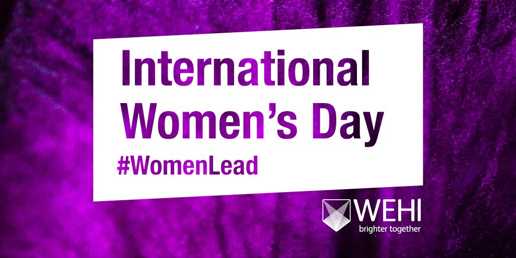 Happy International Women's Day! Today we celebrate all those women working at WEHI, our collaborators, and supporters, who together drive medical research forward to improve human health.
👩‍🔬 👩‍💻 👩‍💼 👩‍⚕️ 👩‍🎓
#IWD2021 #InternationalWomensDay #WomenLead 

wehi.edu.au/wehiwomen