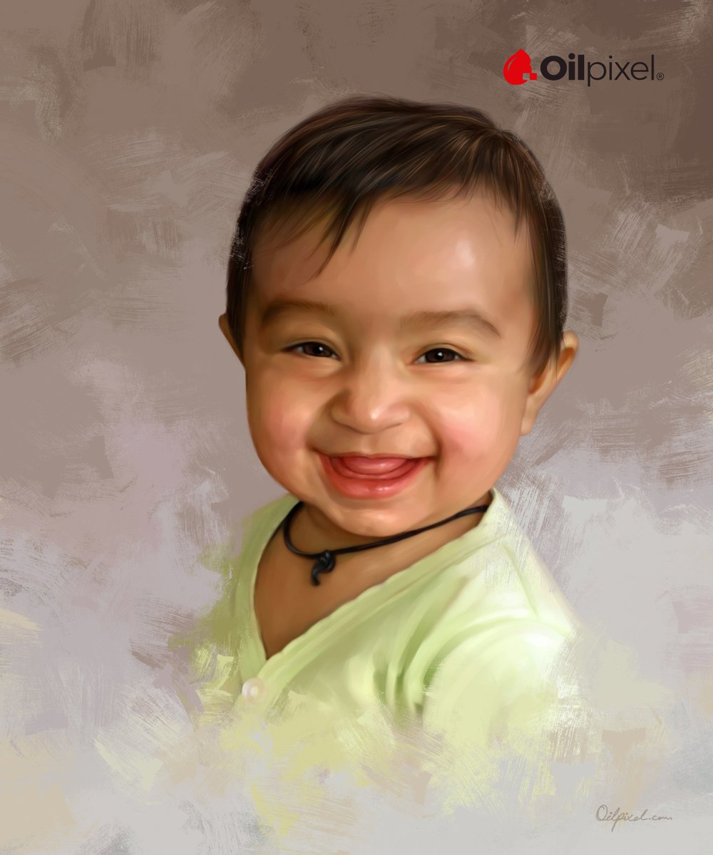 Everything can be resisted except a baby's precious smile! 

Capture such beautiful moments with a Digital Painting from OilPixel. 

Visit our site to know more.

#oilpixel #digitaloilpainting #digitaloilpaintings #digitalpainting #oilpainting #childportraits #childpainting