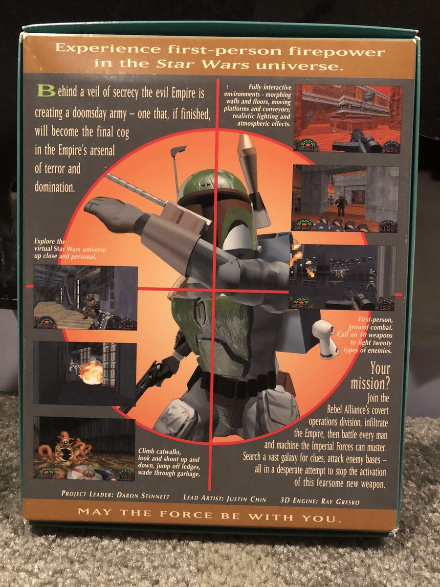 SL5146's tweet photo. Day 63 of #MySWCollection366 is Lucas Arts 1994 Dark Forces. I loved this game. https://t.co/RcariGdmea