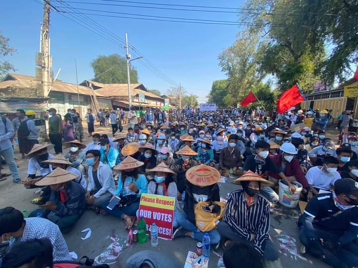 eikaykay05's tweet photo. Today Myanmar: Magway

#WhatsHappeningInMyanmar
#WeNeedR2PInMyanmar
#Mar5Coup https://t.co/vPPot112Ns