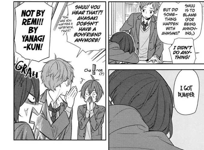 what's more gay being gay or sengoku saying he got dumped by yanagi 