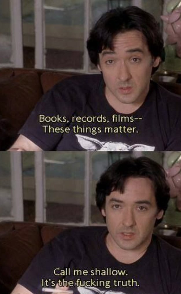 hitRECordJoe's tweet photo. 📚 💽 🎬  
#HighFidelity https://t.co/XQq49hESuX