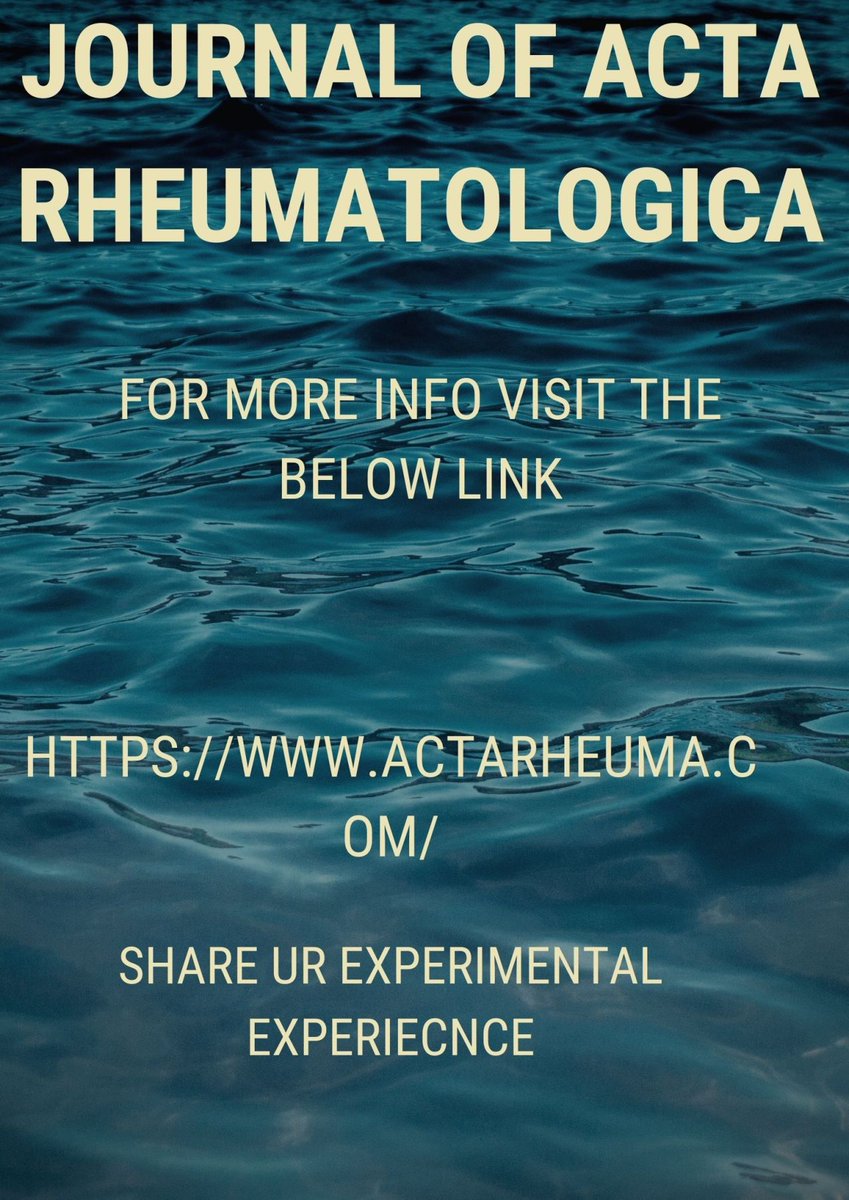 henrynicholas91's tweet photo. Submit your manu Script,Article here: https://t.co/SbIMN44jlW #rheumatology #lupus #like #arthritis #autoimmunedisease #rheumatoidarthritis #rheumatologist #dr #medicine #sle #lizad #chronicillness #vasculitis #reumatologia #h #qonartroz #alizada #skolioz #kim #osteoporoz #menis https://t.co/aecNTR65T6