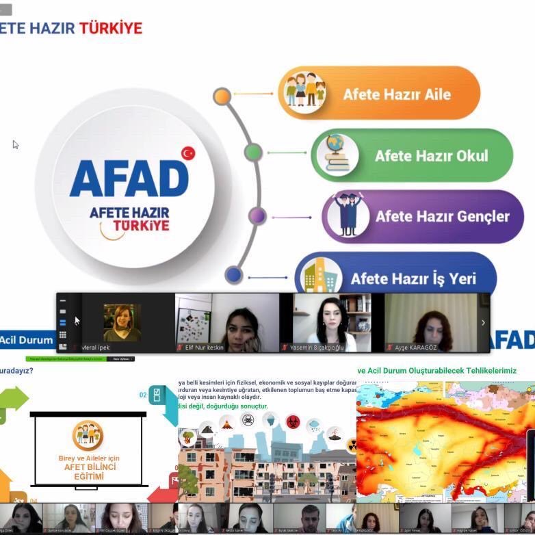 AFAD'ın "Afete Hazır Türkiye" projesi kapsamında bu akşam öğretmenlerimize afetlerin ilk 72 saatine hazırlıklı olmaları için afet ve acil durum planlarının yapılmasına yönelik bilgilendirmeler yaparak "Afete Hazır Türkiye" olmaya güzel bir adım attık. 
 @afadsakarya
