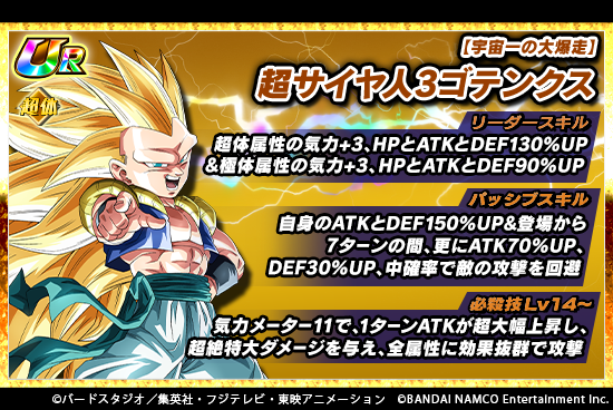 ドラゴンボールz ドッカンバトル 公式 新たな極限z覚醒キャラクター先行紹介 近日 宇宙一の大爆走 超サイヤ人3ゴテンクスが極限z覚醒可能に 極限z覚醒をしていくと リーダースキルやパッシブスキル 必殺技が強化 近日開催予定の新たな極限z