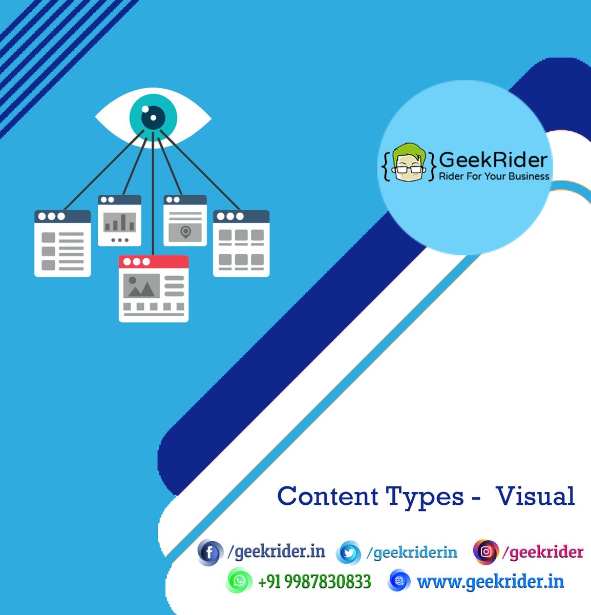 GeekRiderin's tweet photo. Content Types โ #Visual
#Infographics
#Slide #Presentation
#geekrider @GeekRiderin #contentmarketing #content #visual #Infographics #SlidePresentation #seo #http #meta #metatags #keywords #market #content #promotingcontent #traffic #promotion #traffic #traficgrowth #webdesign https://t.co/SUUFQ7Rehz